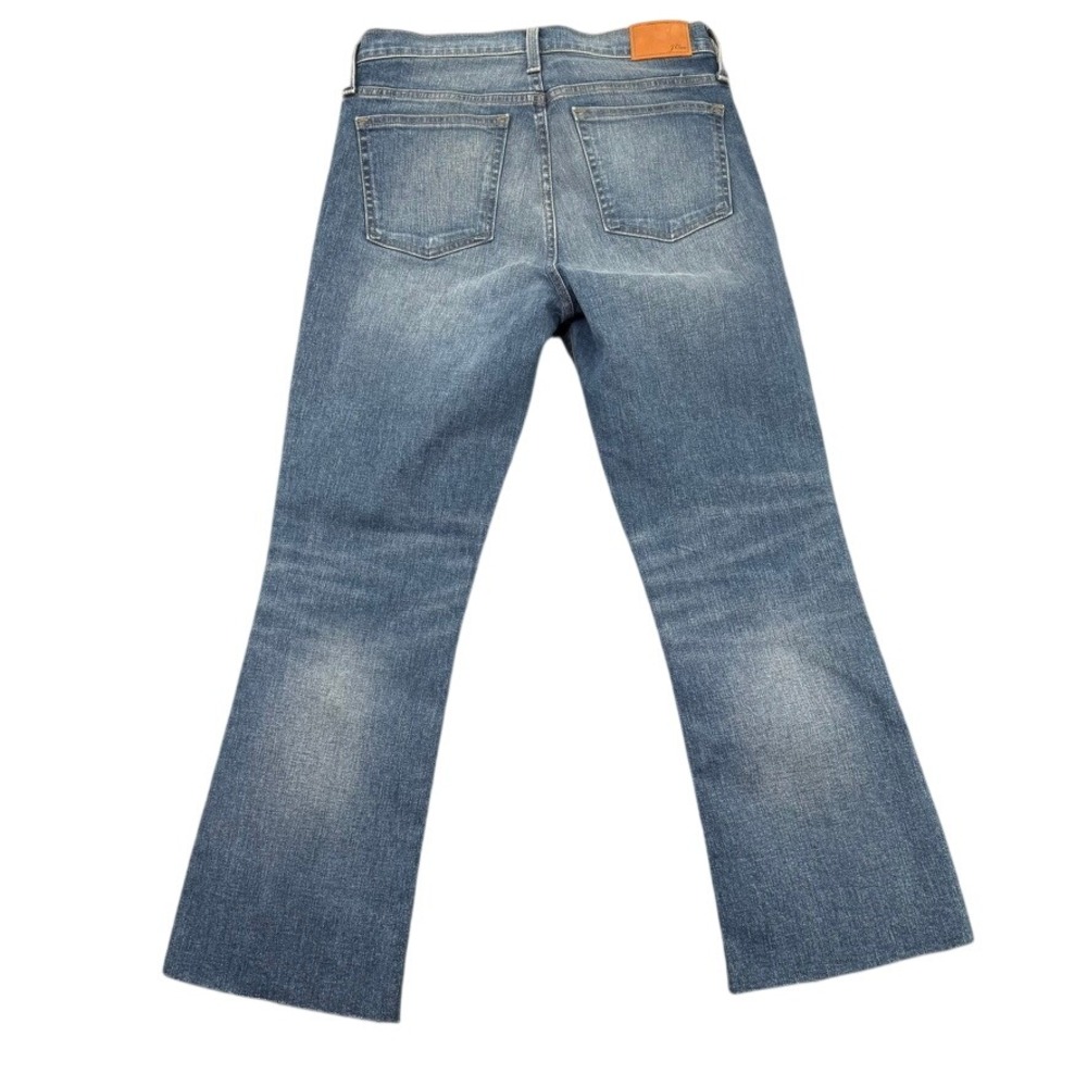 J Crew Billie Demi Boot Crop Jeans Women 29 Cotton Indie Sleek Boho Western - Picture 2 of 10